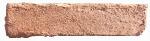 Brique terre cuite 5x11x22 Moulée main Rouge-orange Nuancé