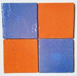 Carreau émaillé </br> Bleu Lavande